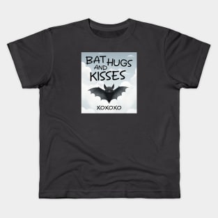 Bat Hugs and Kisses XOXOXO Kids T-Shirt